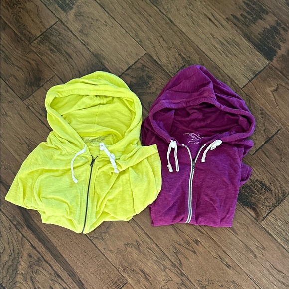 2 American eagle zipper hoodies - Picture 1 of 9